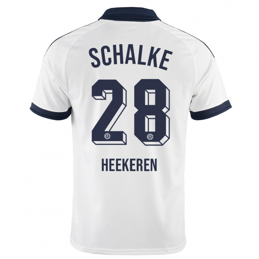 Danxen Damen Justin Heekeren #28 Schwarz Weiß Auswärtstrikot Trikot 2026/27 T-Shirt Österreich
