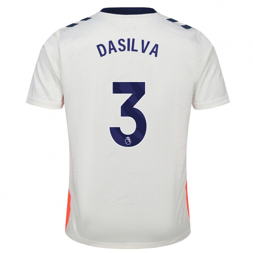 Danxen Damen Jay Dasilva #3 Weiß Orange Königsblau Auswärtstrikot Trikot 2026/27 T-Shirt Österreich
