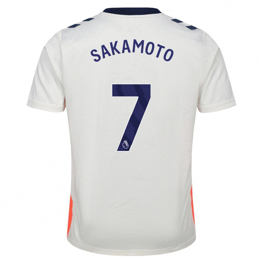 Danxen Damen Tatsuhiro Sakamoto #7 Weiß Orange Königsblau Auswärtstrikot Trikot 2026/27 T-Shirt Österreich