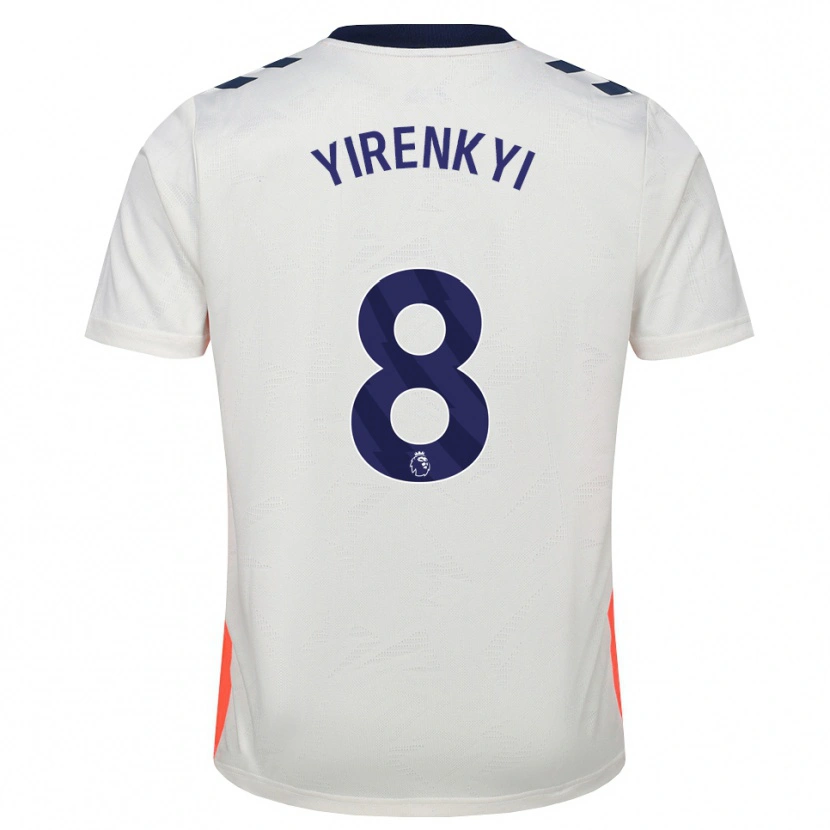 Danxen Damen Caleb Yirenkyi #8 Weiß Orange Königsblau Auswärtstrikot Trikot 2026/27 T-Shirt Österreich