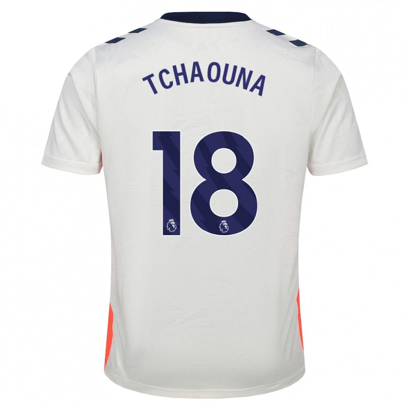 Danxen Damen Loum Tchaouna #18 Weiß Orange Königsblau Auswärtstrikot Trikot 2026/27 T-Shirt Österreich