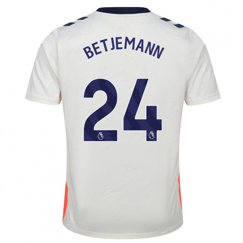Danxen Damen Elliot Betjemann #24 Weiß Orange Königsblau Auswärtstrikot Trikot 2026/27 T-Shirt Österreich