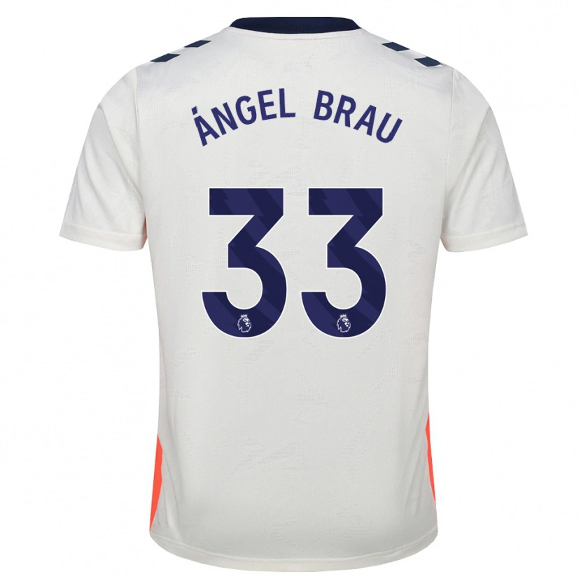 Danxen Damen Miguel Ángel Brau #33 Weiß Orange Königsblau Auswärtstrikot Trikot 2026/27 T-Shirt Österreich