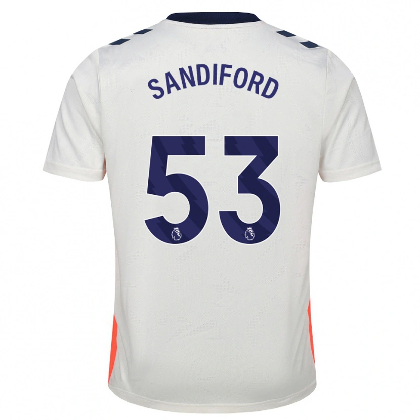 Danxen Damen Greg Sandiford #53 Weiß Orange Königsblau Auswärtstrikot Trikot 2026/27 T-Shirt Österreich