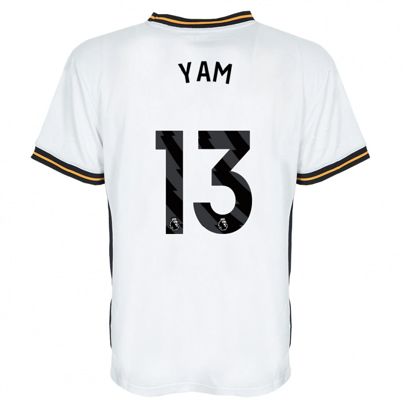 Danxen Damen Callum Yam #13 Weiß Orange Schwarz Auswärtstrikot Trikot 2026/27 T-Shirt Österreich