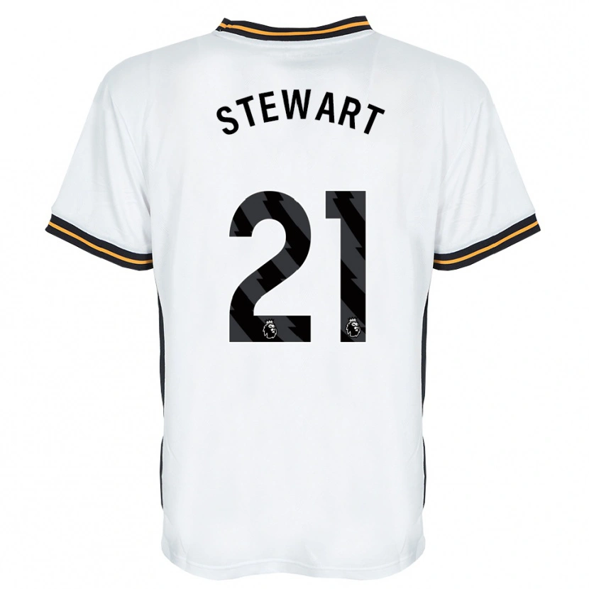 Danxen Damen Alice Stewart #21 Weiß Orange Schwarz Auswärtstrikot Trikot 2026/27 T-Shirt Österreich