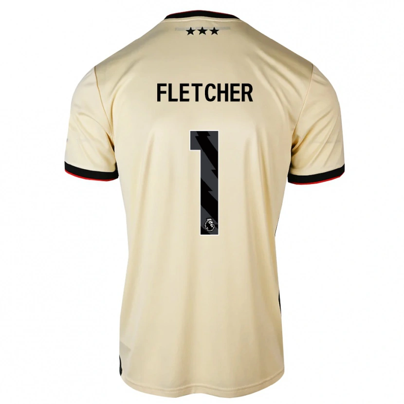 Danxen Damen William Fletcher #1 Zitronen-Chiffon Schwarz Rot Auswärtstrikot Trikot 2026/27 T-Shirt Österreich