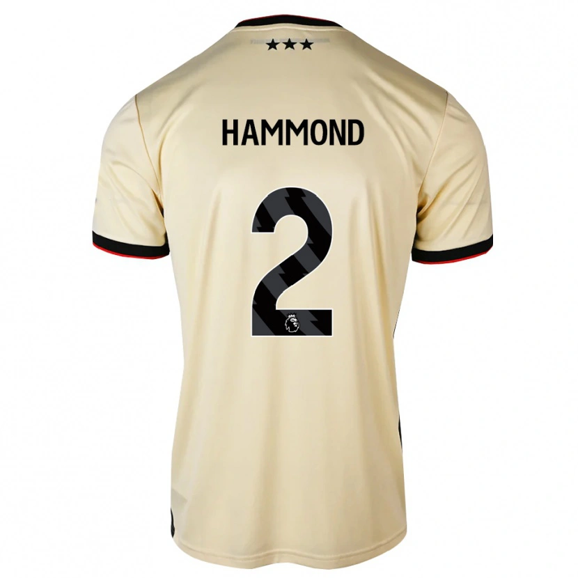 Danxen Damen Joshua Hammond #2 Zitronen-Chiffon Schwarz Rot Auswärtstrikot Trikot 2026/27 T-Shirt Österreich