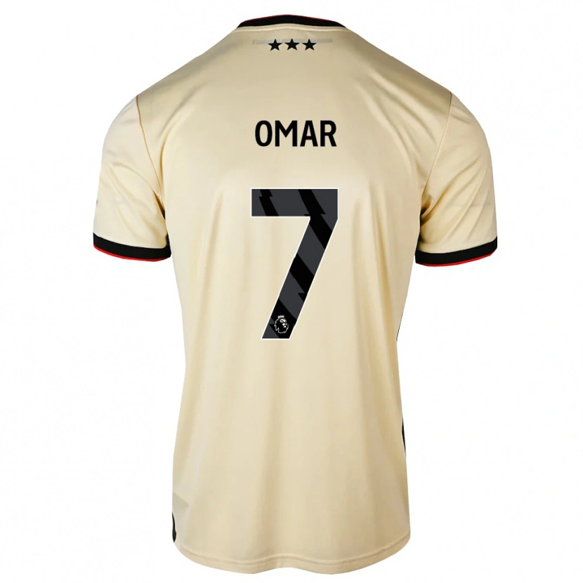 Danxen Damen Ahmed Omar #7 Zitronen-Chiffon Schwarz Rot Auswärtstrikot Trikot 2026/27 T-Shirt Österreich