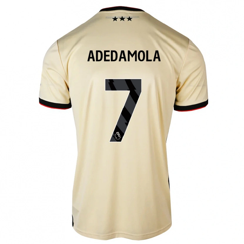 Danxen Damen Joel Adedamola #7 Zitronen-Chiffon Schwarz Rot Auswärtstrikot Trikot 2026/27 T-Shirt Österreich