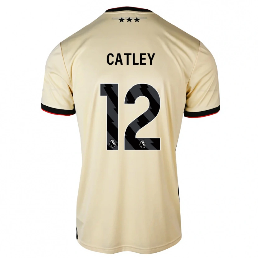 Danxen Damen Jack Catley #12 Zitronen-Chiffon Schwarz Rot Auswärtstrikot Trikot 2026/27 T-Shirt Österreich