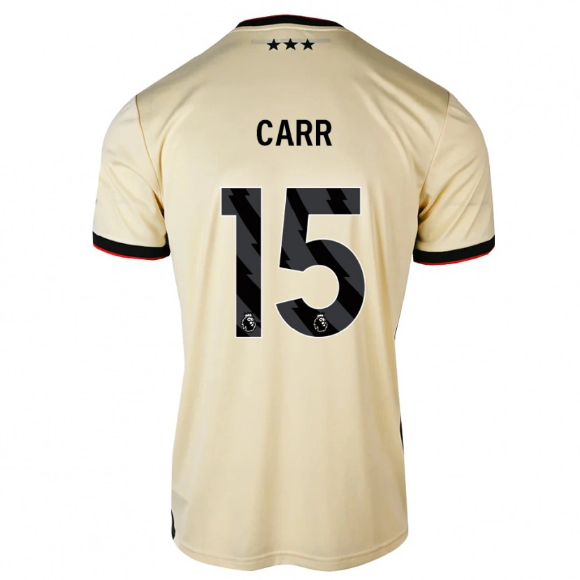 Danxen Damen Reuben Carr #15 Zitronen-Chiffon Schwarz Rot Auswärtstrikot Trikot 2026/27 T-Shirt Österreich