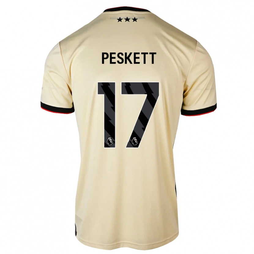 Danxen Damen Sophie Peskett #17 Zitronen-Chiffon Schwarz Rot Auswärtstrikot Trikot 2026/27 T-Shirt Österreich