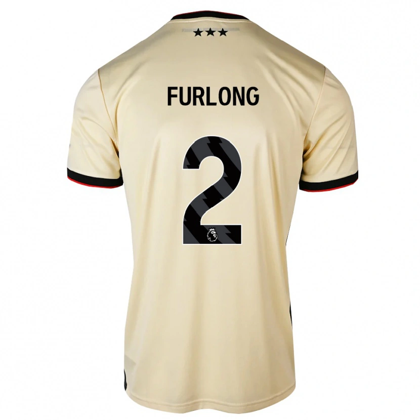 Danxen Damen Darnell Furlong #2 Zitronen-Chiffon Schwarz Rot Auswärtstrikot Trikot 2026/27 T-Shirt Österreich