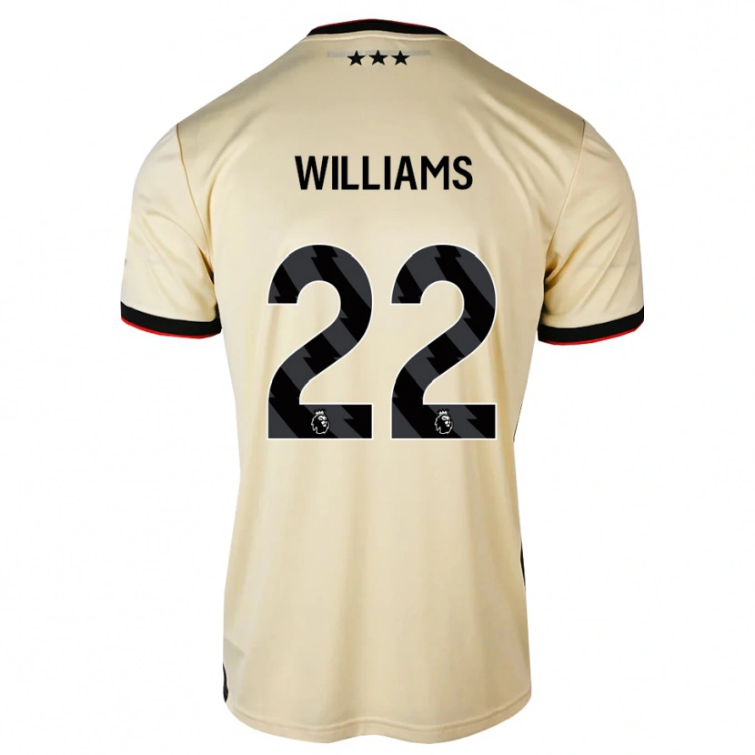 Danxen Damen Evie Williams #22 Zitronen-Chiffon Schwarz Rot Auswärtstrikot Trikot 2026/27 T-Shirt Österreich