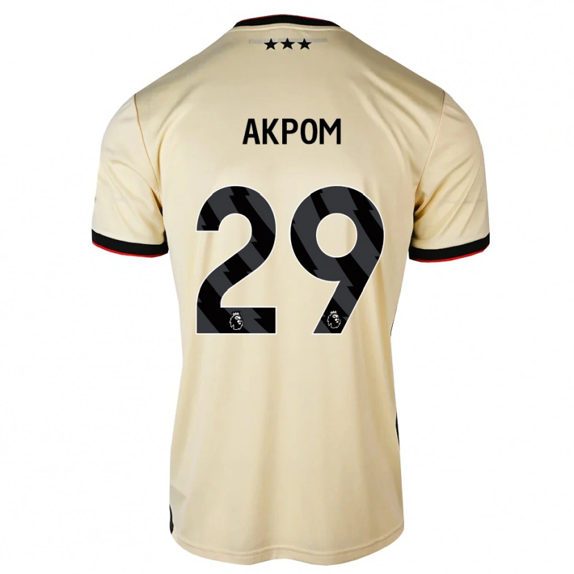 Danxen Damen Chuba Akpom #29 Zitronen-Chiffon Schwarz Rot Auswärtstrikot Trikot 2026/27 T-Shirt Österreich