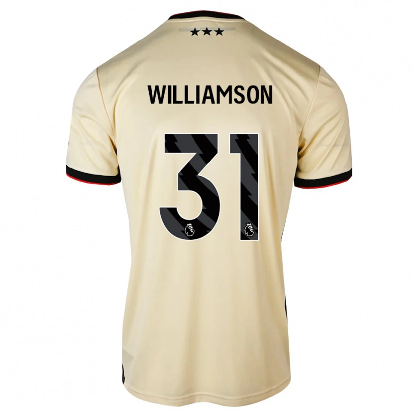 Danxen Damen Woody Williamson #31 Zitronen-Chiffon Schwarz Rot Auswärtstrikot Trikot 2026/27 T-Shirt Österreich