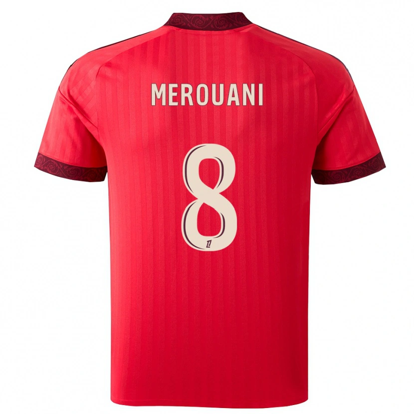 Danxen Damen Djibril Merouani #8 Burgund Rot Weiß Auswärtstrikot Trikot 2026/27 T-Shirt Österreich