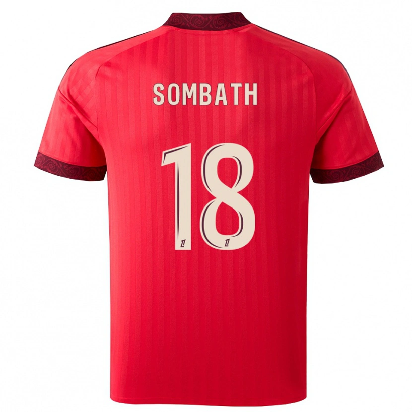 Danxen Damen Alice Sombath #18 Burgund Rot Weiß Auswärtstrikot Trikot 2026/27 T-Shirt Österreich