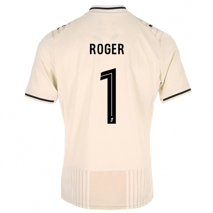 Danxen Damen Ethan Roger #1 Altgold Schwarz Antikweiß Auswärtstrikot Trikot 2026/27 T-Shirt Österreich