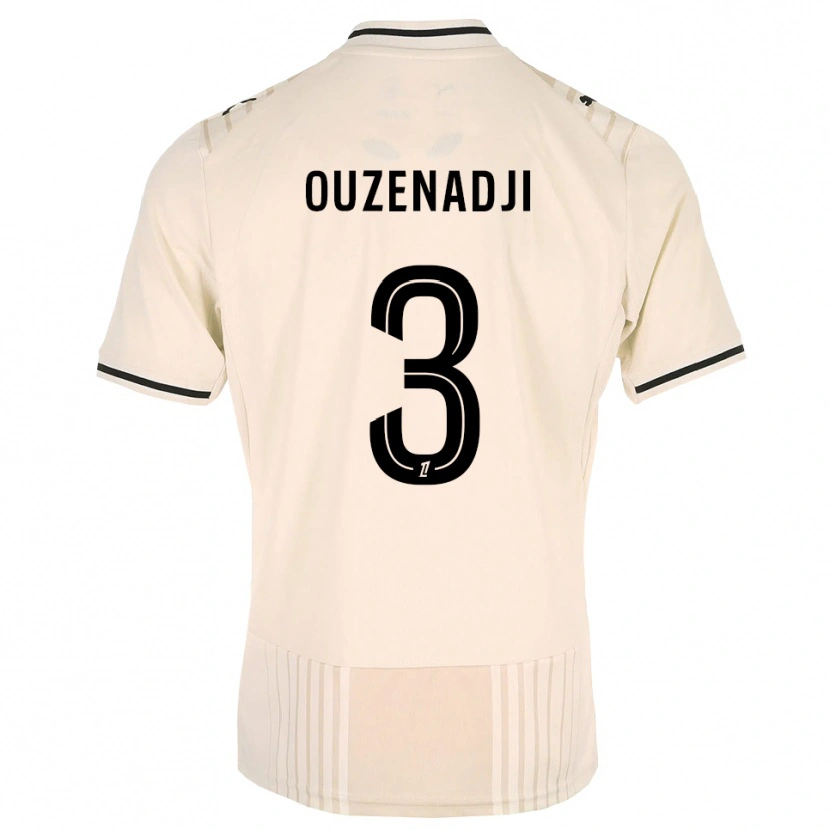 Danxen Damen Anis Ouzenadji #3 Altgold Schwarz Antikweiß Auswärtstrikot Trikot 2026/27 T-Shirt Österreich