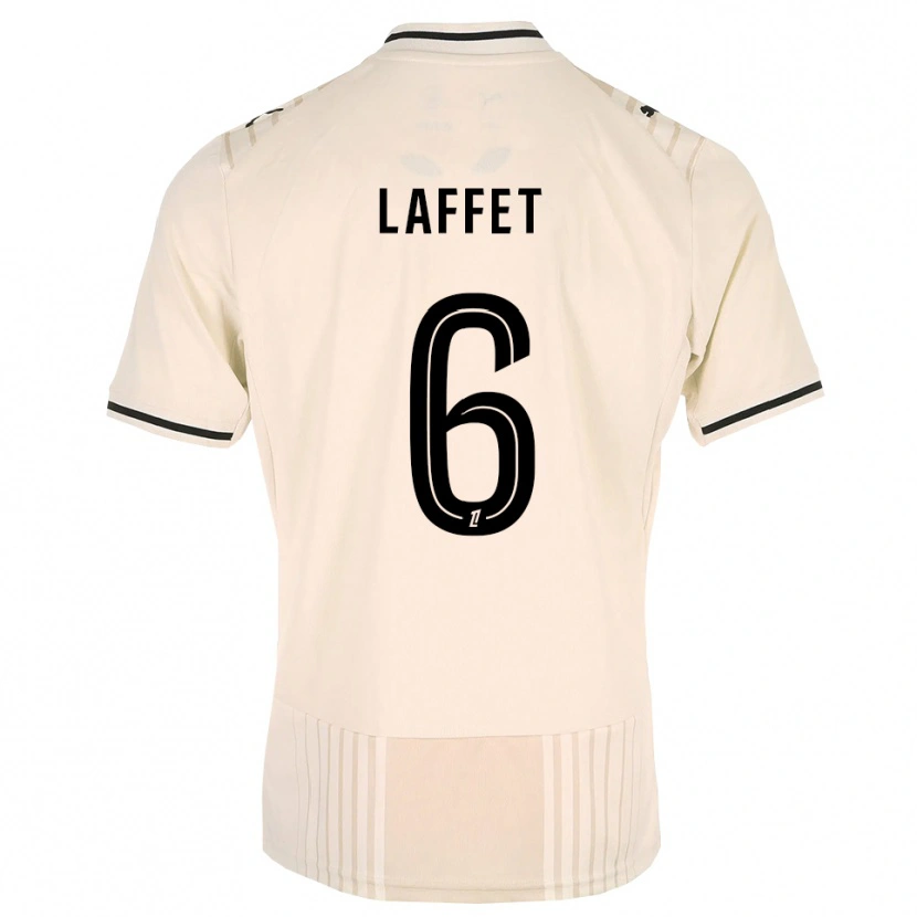 Danxen Damen Yves Laffet #6 Altgold Schwarz Antikweiß Auswärtstrikot Trikot 2026/27 T-Shirt Österreich