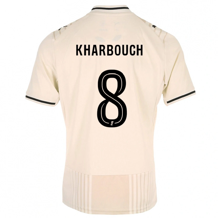 Danxen Damen Yanis Kharbouch #8 Altgold Schwarz Antikweiß Auswärtstrikot Trikot 2026/27 T-Shirt Österreich