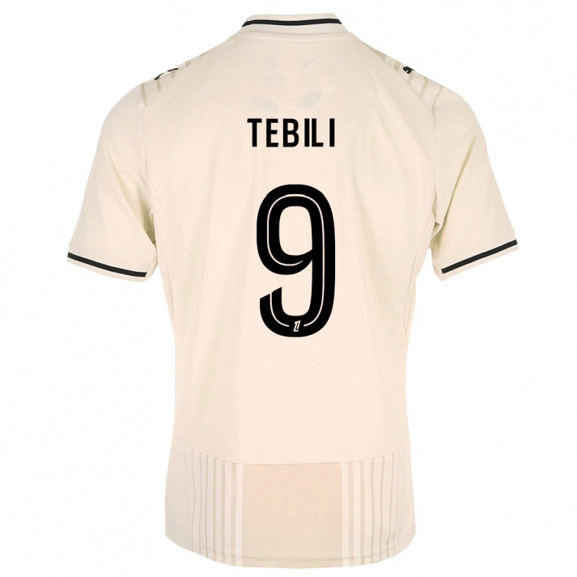 Danxen Damen David Tebili #9 Altgold Schwarz Antikweiß Auswärtstrikot Trikot 2026/27 T-Shirt Österreich