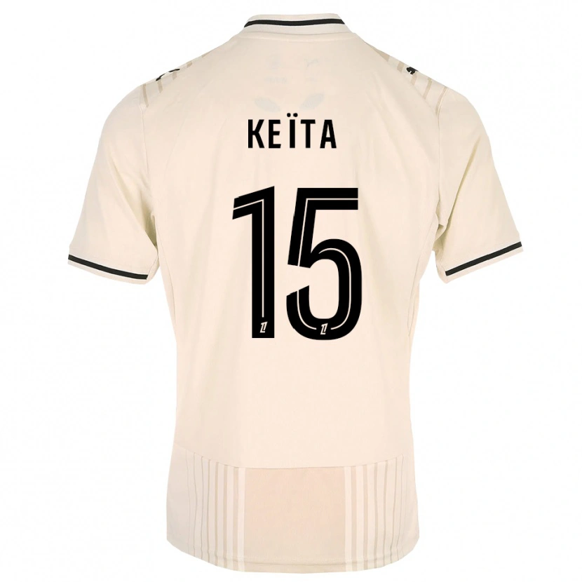 Danxen Damen Modibo Keïta #15 Altgold Schwarz Antikweiß Auswärtstrikot Trikot 2026/27 T-Shirt Österreich