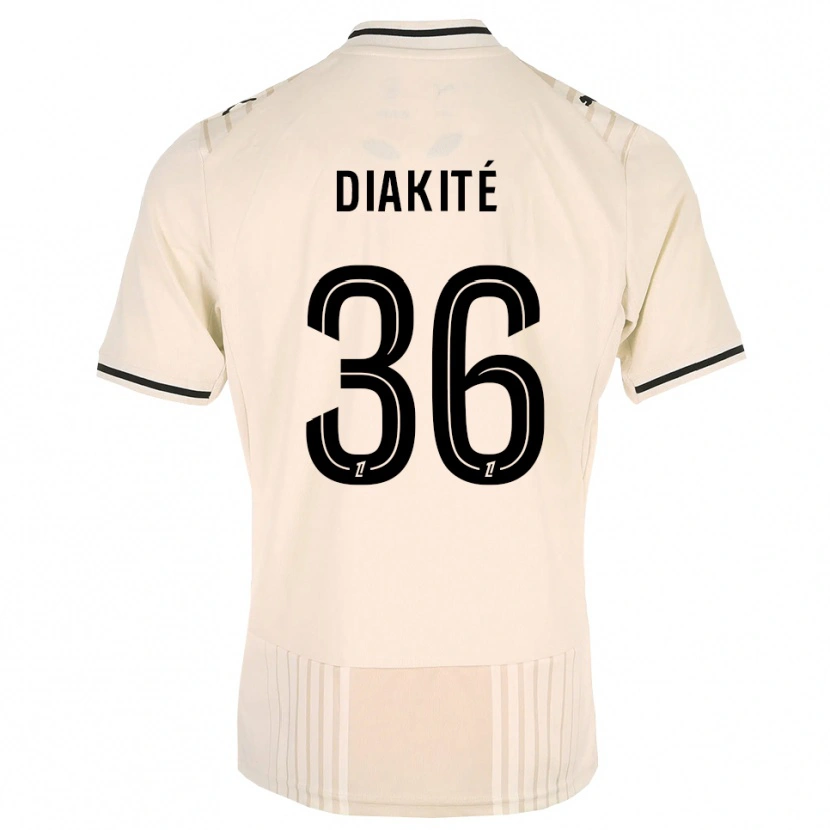 Danxen Damen Amadou Diakité #36 Altgold Schwarz Antikweiß Auswärtstrikot Trikot 2026/27 T-Shirt Österreich