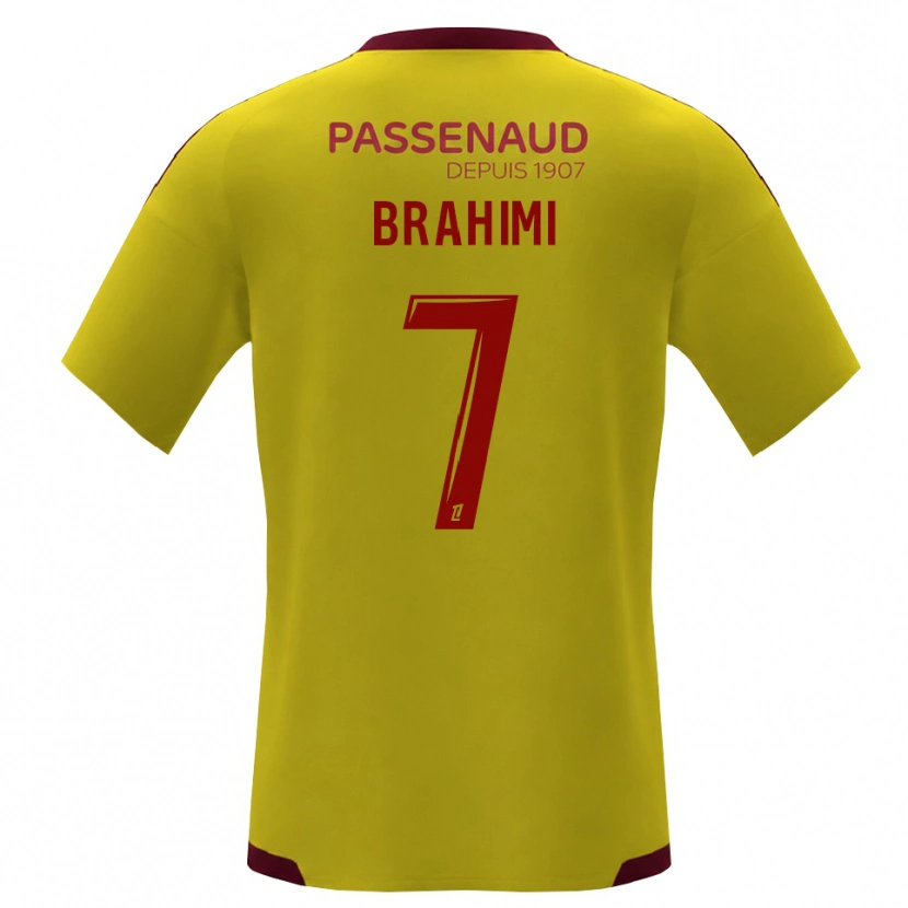 Danxen Damen Billal Brahimi #7 Gelb Rot Grün Auswärtstrikot Trikot 2026/27 T-Shirt Österreich