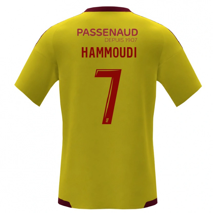 Danxen Damen Izhak Hammoudi #7 Gelb Rot Grün Auswärtstrikot Trikot 2026/27 T-Shirt Österreich