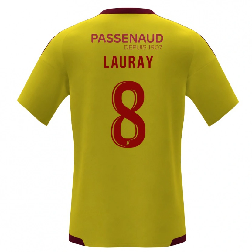 Danxen Damen Alexandre Lauray #8 Gelb Rot Grün Auswärtstrikot Trikot 2026/27 T-Shirt Österreich
