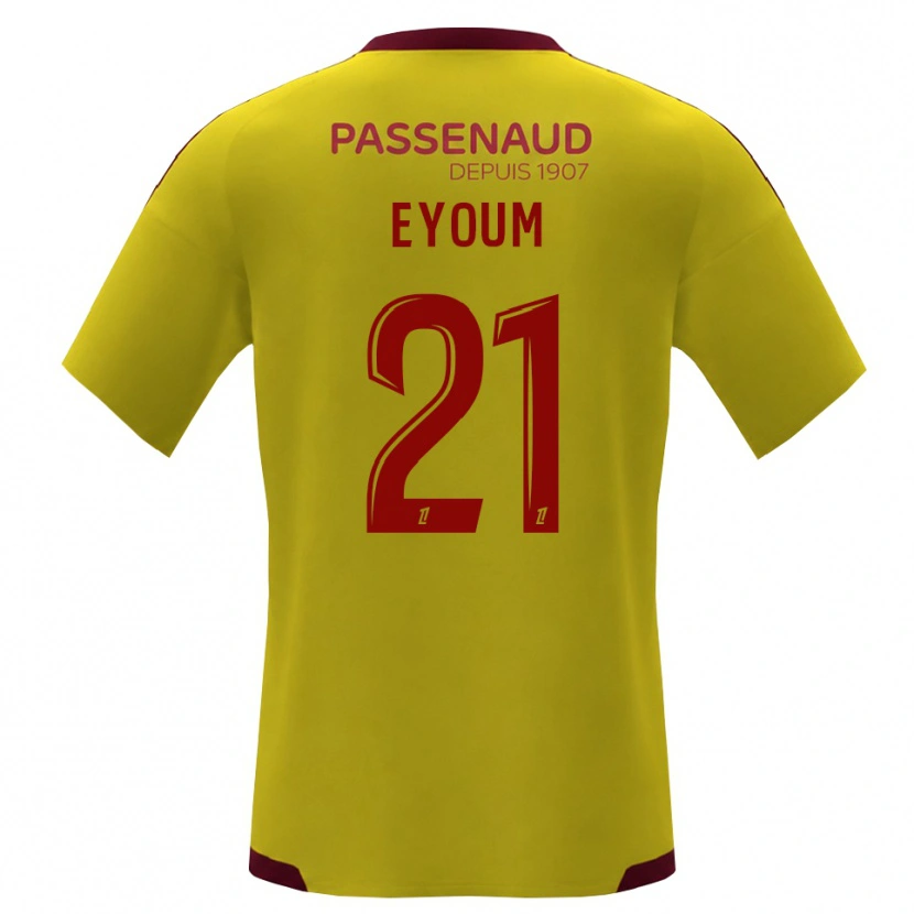 Danxen Damen Théo Eyoum #21 Gelb Rot Grün Auswärtstrikot Trikot 2026/27 T-Shirt Österreich