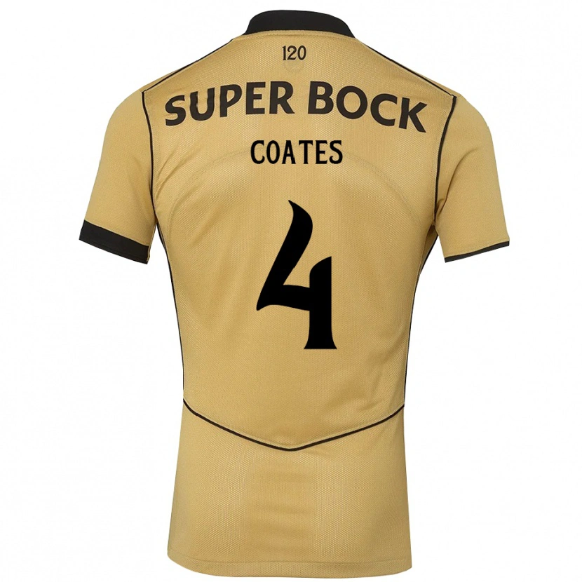 Danxen Damen Sebastian Coates #4 Goldgelb Schwarz Auswärtstrikot Trikot 2026/27 T-Shirt Österreich