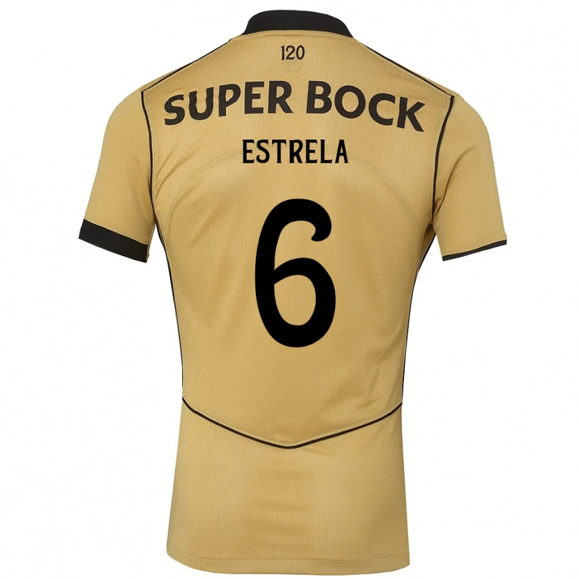 Danxen Damen Bento Estrela #6 Goldgelb Schwarz Auswärtstrikot Trikot 2026/27 T-Shirt Österreich