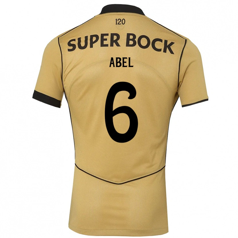 Danxen Damen Luís Abel #6 Goldgelb Schwarz Auswärtstrikot Trikot 2026/27 T-Shirt Österreich