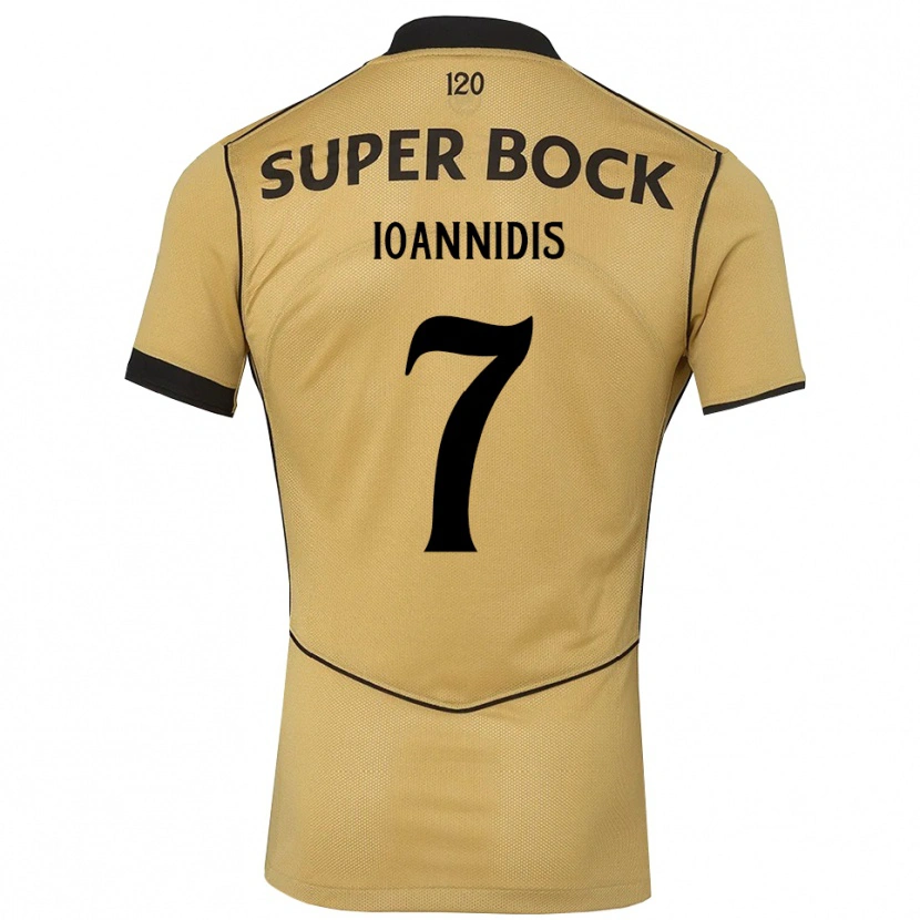 Danxen Damen Fotis Ioannidis #7 Goldgelb Schwarz Auswärtstrikot Trikot 2026/27 T-Shirt Österreich
