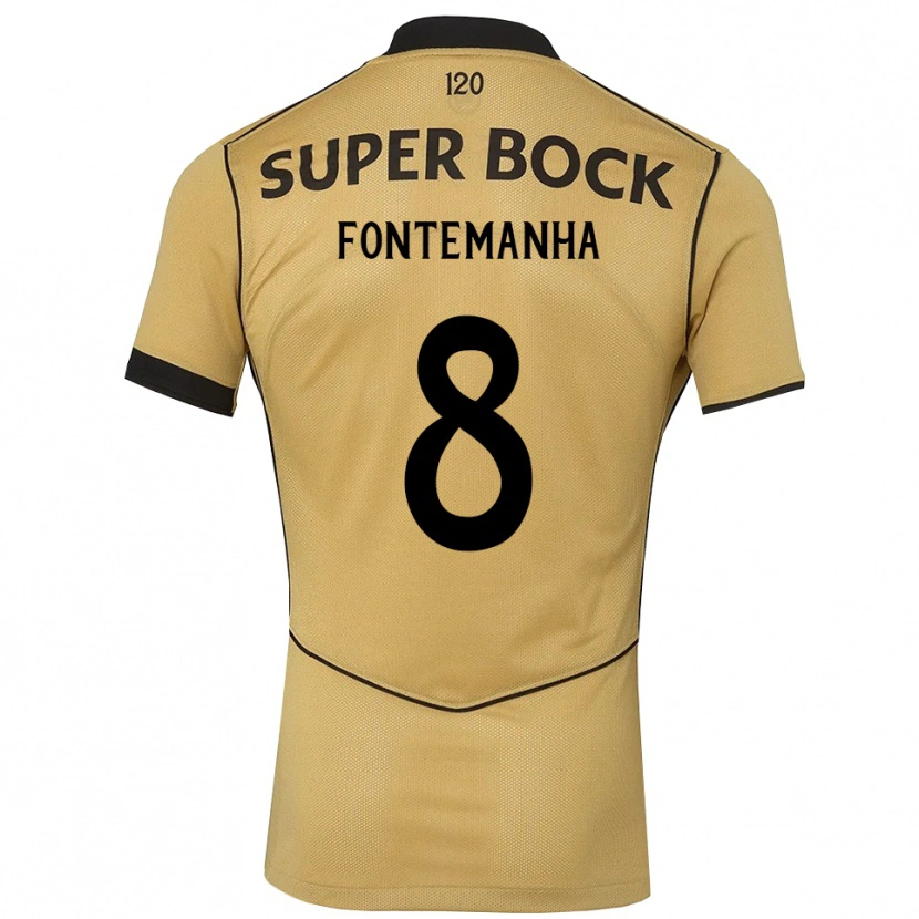 Danxen Damen Rita Fontemanha #8 Goldgelb Schwarz Auswärtstrikot Trikot 2026/27 T-Shirt Österreich