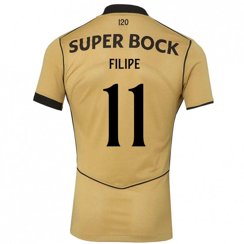 Danxen Damen Yanick Filipe #11 Goldgelb Schwarz Auswärtstrikot Trikot 2026/27 T-Shirt Österreich