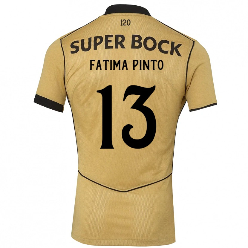 Danxen Damen Fátima Alexandra Figueira Pinto #13 Goldgelb Schwarz Auswärtstrikot Trikot 2026/27 T-Shirt Österreich