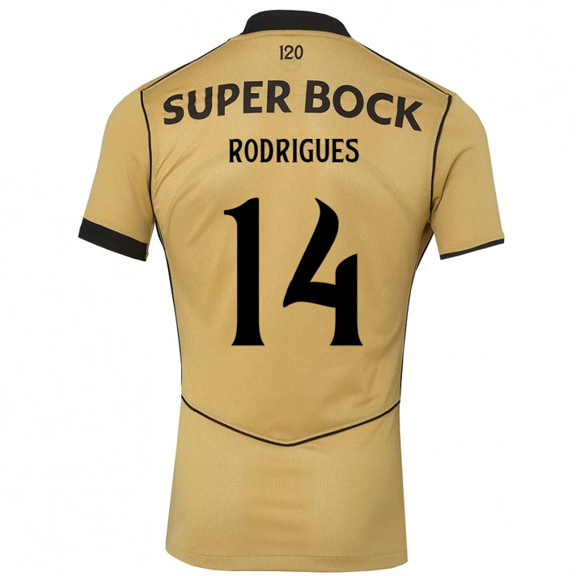 Danxen Damen Paulo Rodrigues #14 Goldgelb Schwarz Auswärtstrikot Trikot 2026/27 T-Shirt Österreich