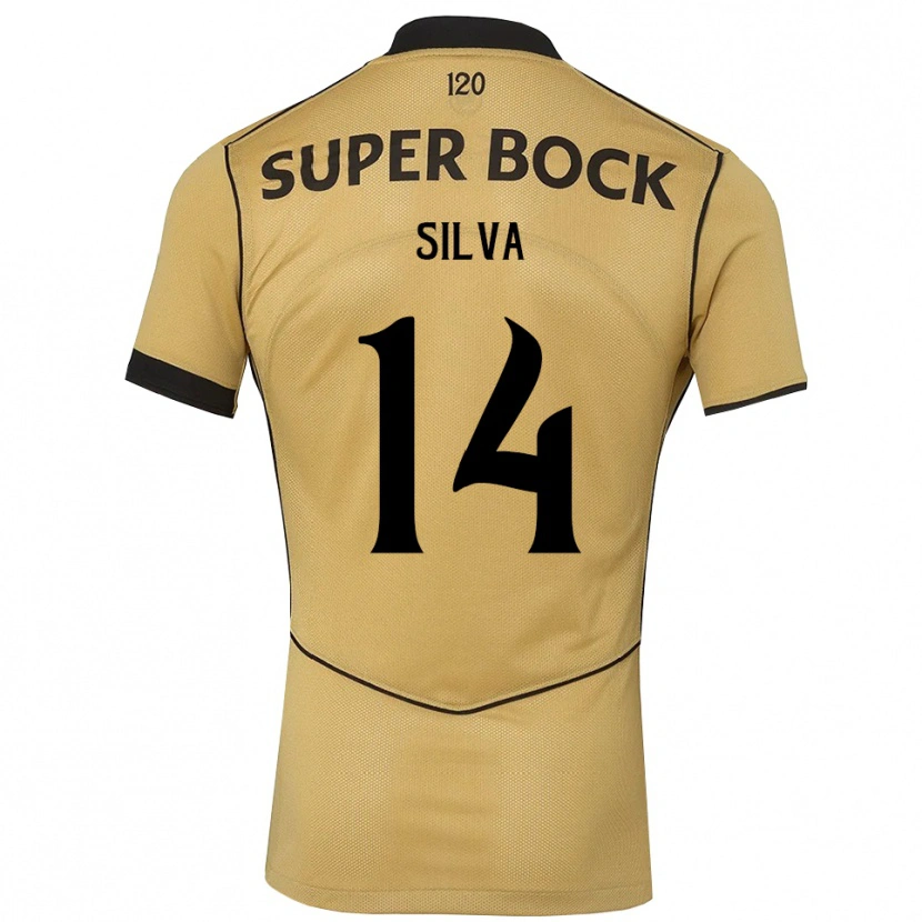 Danxen Damen Guilherme Silva #14 Goldgelb Schwarz Auswärtstrikot Trikot 2026/27 T-Shirt Österreich