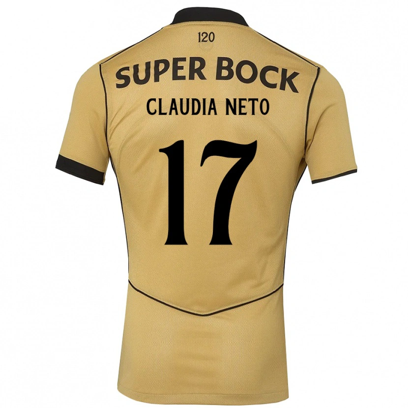 Danxen Damen Cláudia Teresa Pires Neto #17 Goldgelb Schwarz Auswärtstrikot Trikot 2026/27 T-Shirt Österreich