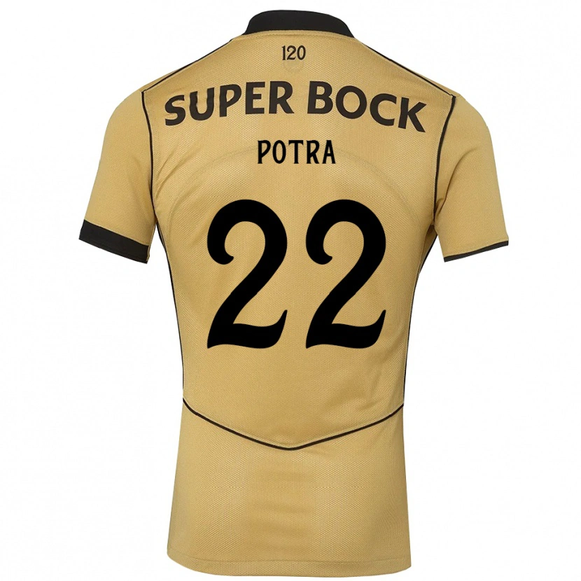 Danxen Damen Catarina Sofia Branco Potra #22 Goldgelb Schwarz Auswärtstrikot Trikot 2026/27 T-Shirt Österreich