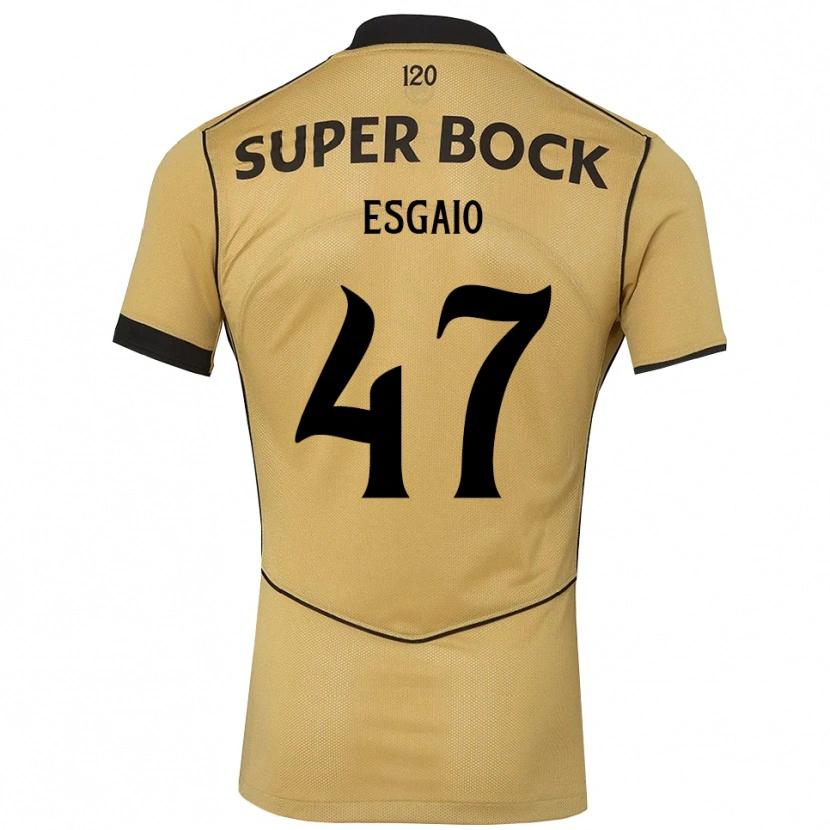 Danxen Damen Ricardo Esgaio #47 Goldgelb Schwarz Auswärtstrikot Trikot 2026/27 T-Shirt Österreich