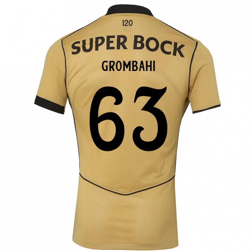 Danxen Damen Chris Grombahi #63 Goldgelb Schwarz Auswärtstrikot Trikot 2026/27 T-Shirt Österreich