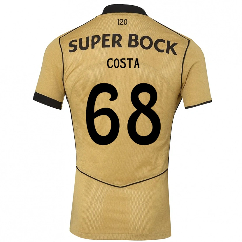 Danxen Damen Daniel Costa #68 Goldgelb Schwarz Auswärtstrikot Trikot 2026/27 T-Shirt Österreich