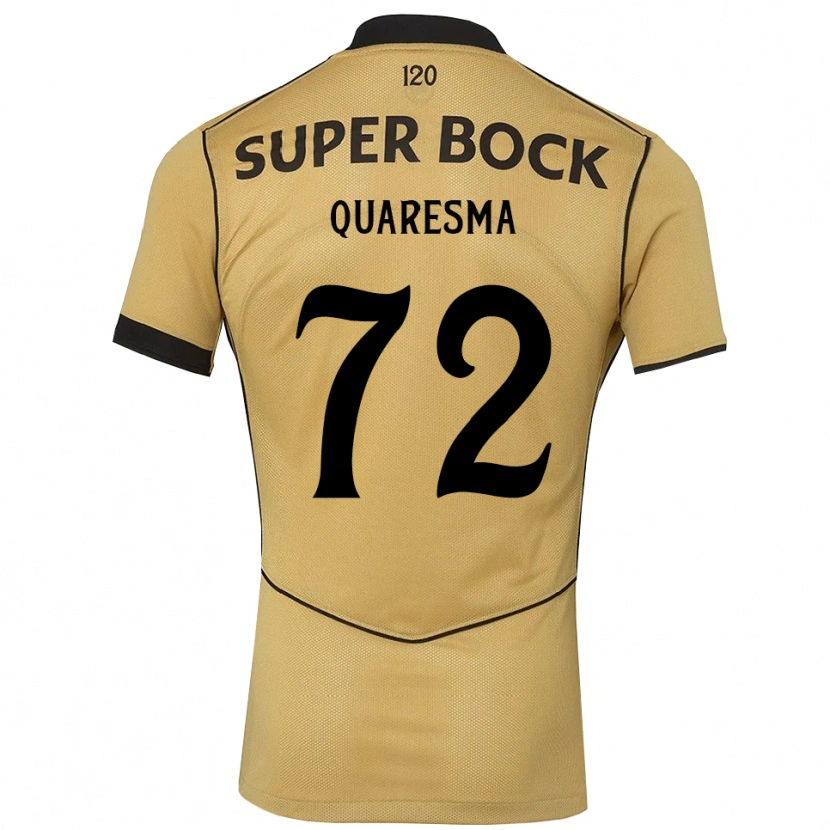 Danxen Damen Eduardo Quaresma #72 Goldgelb Schwarz Auswärtstrikot Trikot 2026/27 T-Shirt Österreich