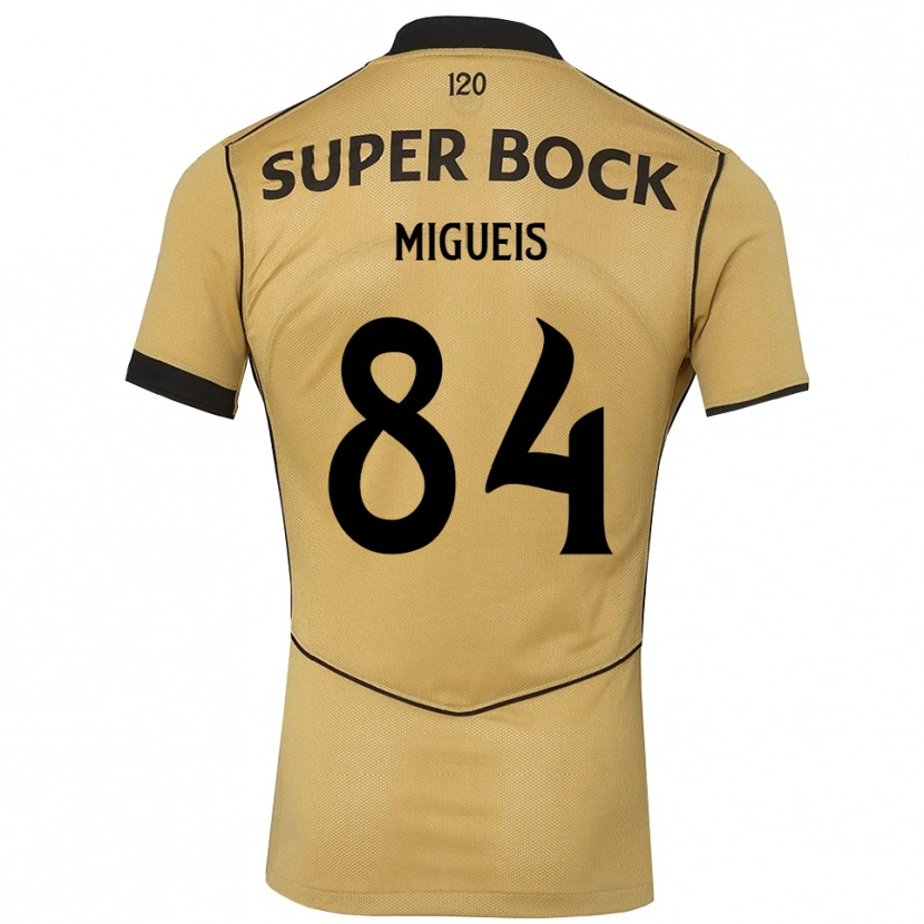 Danxen Damen Pedro Miguéis #84 Goldgelb Schwarz Auswärtstrikot Trikot 2026/27 T-Shirt Österreich